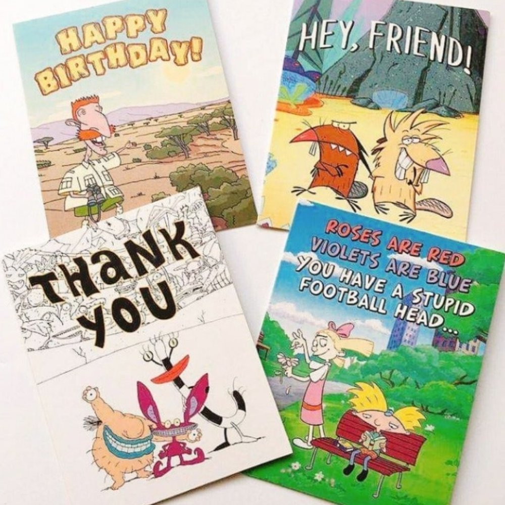 Nickelodeon Nick Box vintage greeting cards